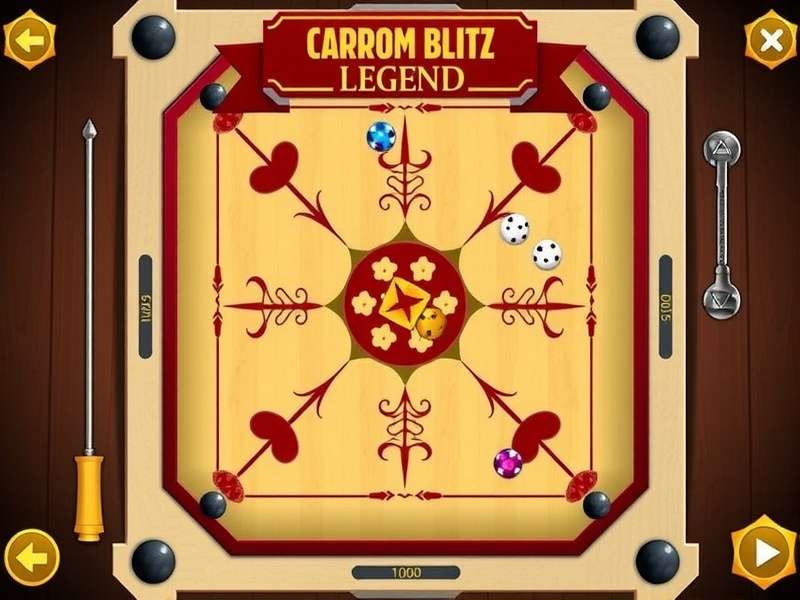 Carrom Blitz Legend Game Screenshot